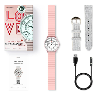 Kieslect Lora Lady Calling Watch – Pink