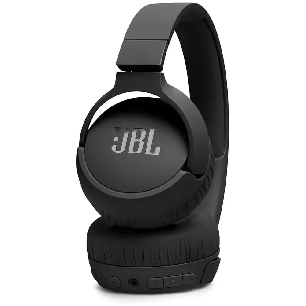 JBL Tune 670NC Wireless On-Ear Headphones with Adaptive Noise Cancelling and Foldable Design – Black