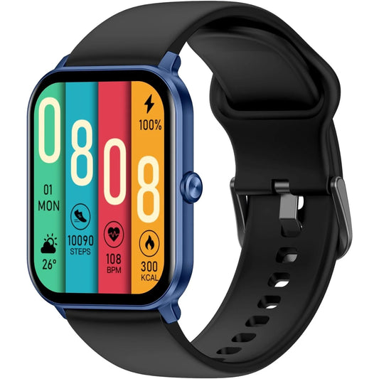 Kieslect Ks Mini Bluetooth Calling Smart Watch with 1.78″ HD Colorful Amoled Display – Blue