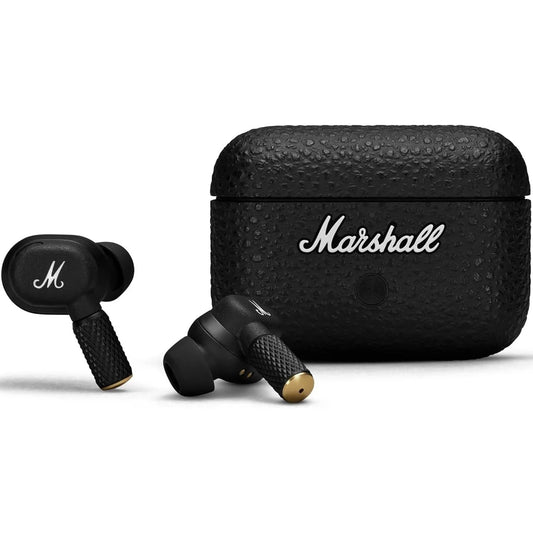 Marshall Motif II True Wireless Active Noise-Canceling Earbuds (Black)