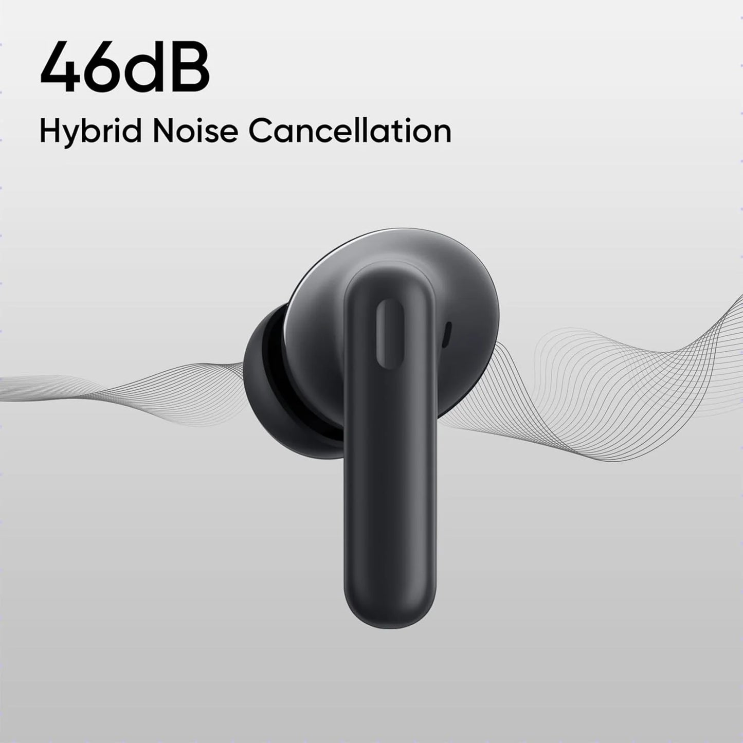 Realme Buds T310 Truly Wireless in-Ear Earbuds (Black)