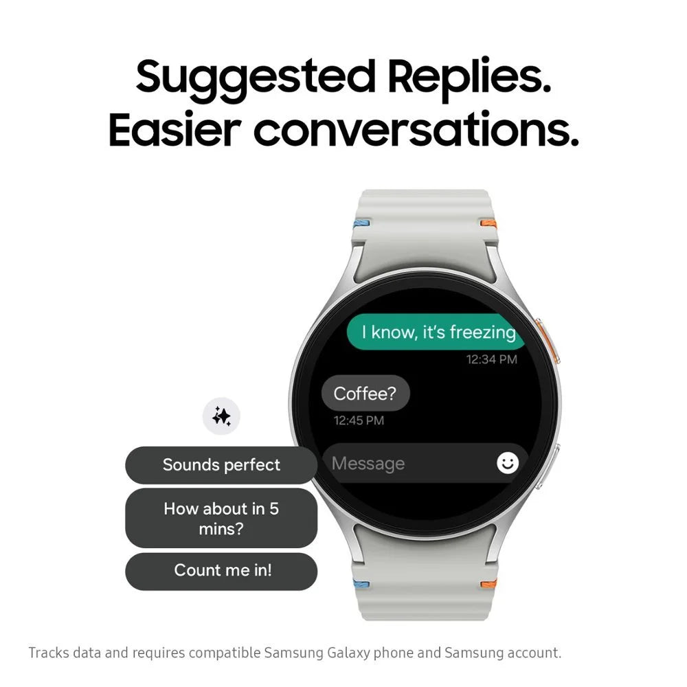 Samsung Galaxy Watch 7 Smartwatch (40mm Bluetooth/Wi-Fi Cream) - Smartwatch