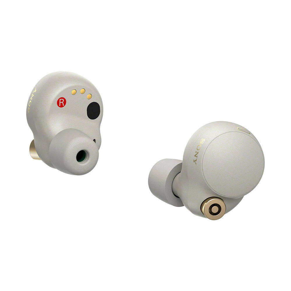 Sony WF-1000XM4 Noise-Canceling True Wireless In-Ear Headphones (Silver) - Earphone