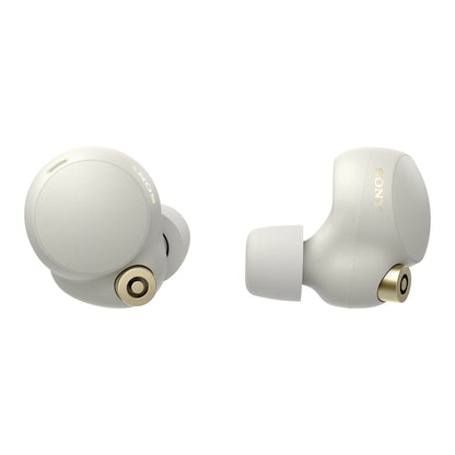 Sony WF-1000XM4 Noise-Canceling True Wireless In-Ear Headphones (Silver) - Earphone