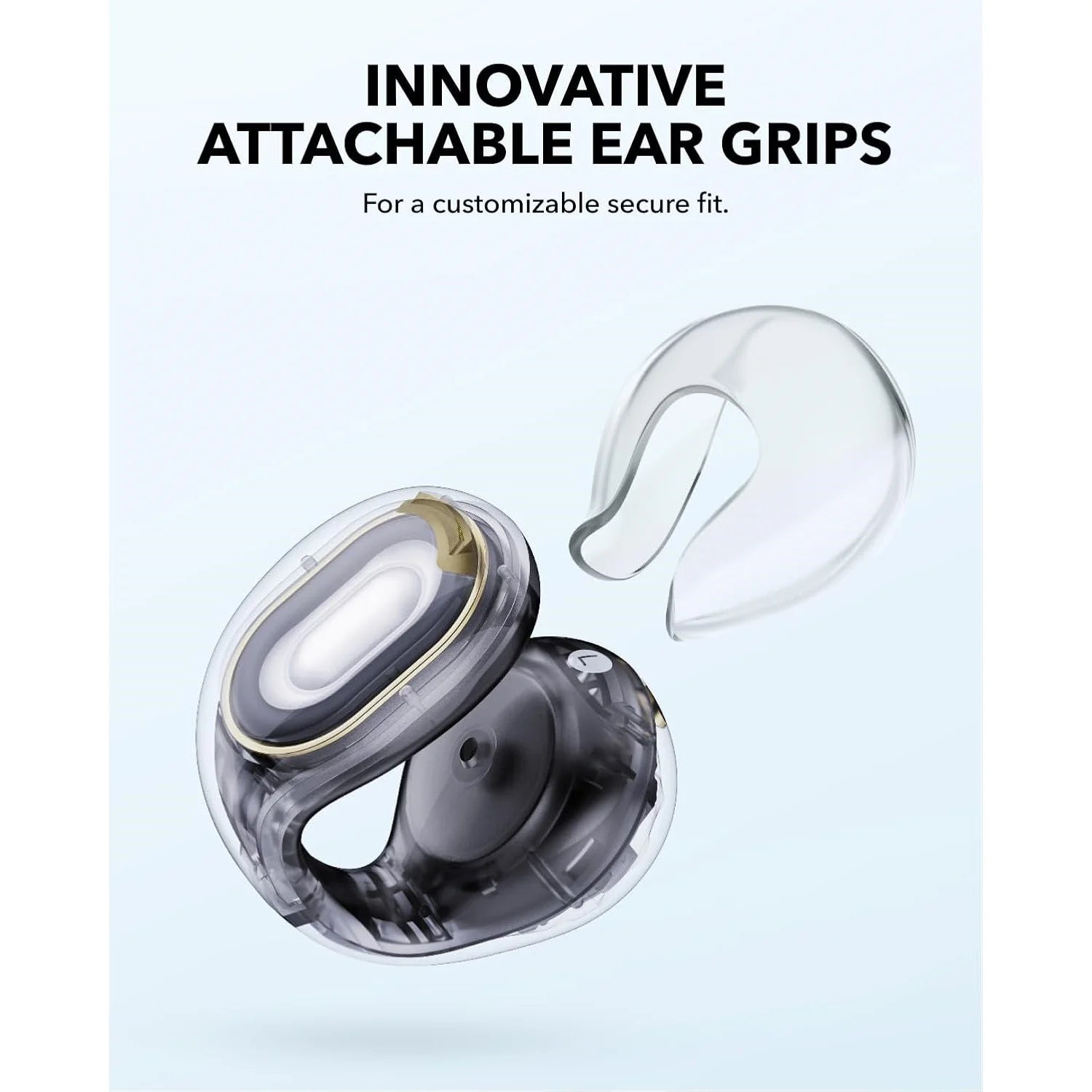 Anker Soundcore C30i Open-Ear Clip Earbuds with Secure Fit – Black - Earphone